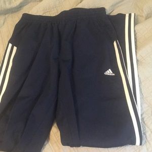 Navy Adidas track pants